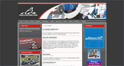Desktop Screenshot of irishkarting.com